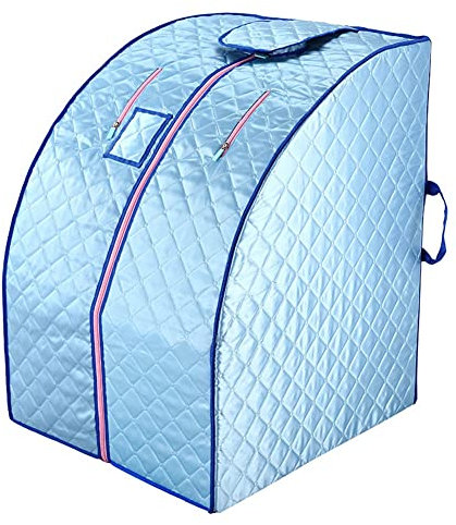 Portable Far Infrared Sweat Sauna Spa Steaming Cabin health Foldable Tent Room Wired Remote Control 36 Tourmaline stones, 4 Heating plates and Full Body Slim, Detox and Weight Loss ( Color : E )