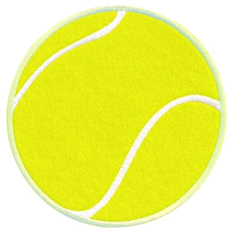 PatchMommy Tennisball Aufnäher zum Aufbügeln, 9 x 9 cm