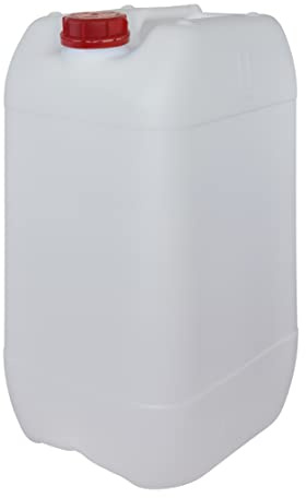 Bidón Garrafa 25 Litros Plástico apilable. Apta para uso alimentario. Homologación para transporte ADR.