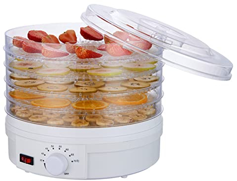 Desconocido Máquina de Frutas secas, deshidratador de Alimentos, Comida deshidratada eléctrica, Comida rápida, máquina de Carne Seca, secador de Carne Vegetal, Bandeja de 5 Capas