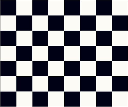 Aucuda Schlagzeugteppich, 1,2 x 1,4 m Rutschfest Schalldicht Drum Teppich Matte Innen und Außen, Elektronisches Jazz Schlagzeug Kit für Bass Snare Drum, Weihnachten Schallschutz Teppich, Schwarz-Weiß.