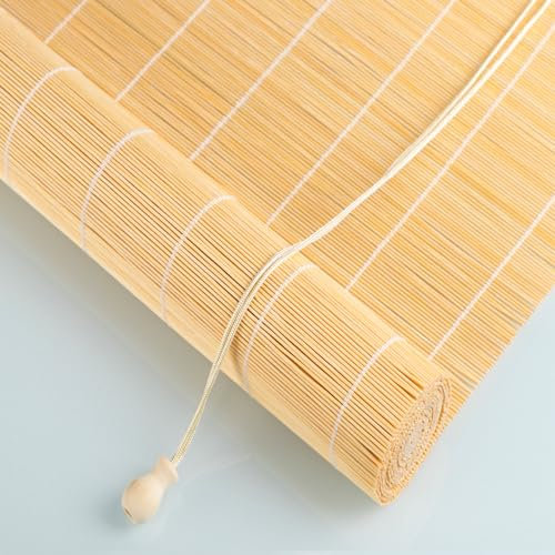 Bambusrollo Blickdicht 180x280cm, Natürliche Bambus-Rollo, Bambus Rollo Für Fenster, Sonnenschutz Und Sichtschutz Rollo Seitenzugrollo, Bambus-Rollo Für Wohnzimmer/Balkon