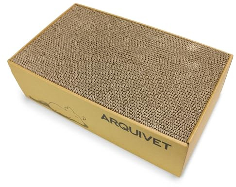 ARQUIVET Rascador cartón para Gatos Natural - 43,5x29,5x14cm