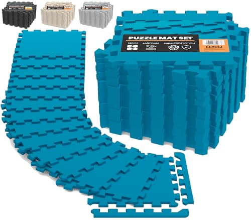 Ediesi, Bodenschutzmatte Fitness, Puzzlematte Boden, Pool Schutzmatte, Home Gym, Tatami, Gummimatte, Gym Matte