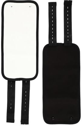 Lmzzdld 2-Teilige Rizinusöl-Gelenkpackung, Ätherisches Öl, Beinpflegepackung, Auslaufsichere Deutsche Rizinusöl-Handpackung, Wiederverwendbar, Schwarz