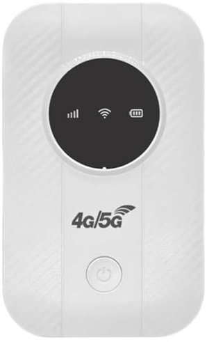 5G Router with SIM Slot Unlocked, 4G LTE Mobile WiFi Router Portable Travel Mi-Fi Hotspot 5G & 4G MiFi Device, Connection with Up to 10 Devices 300Mbps