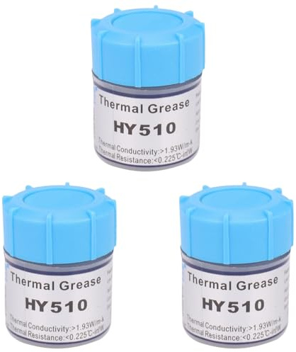 Kznifmk 3X HY510 10G Pasta de Grasa Conductora TéRmica Gris para Enfriamiento de Chipset de CPU GPU
