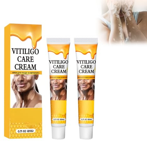 Wonsters 2pc Grgowe Crema per la vitiligine, crema per le macchie bianche, crema per la cura della vitiligine, di ripigmentazione per le macchie bianche della pelle e la cream（23）