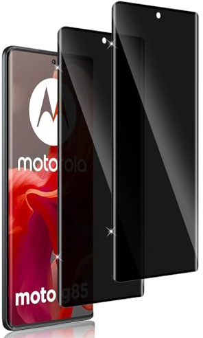 Holilo para Motorola Moto G85 5G Anti Espía Protector de Pantalla Privacidad Cristal Templado - 2 Piezas, Privacy Vidrio Película HD Vidrio Templado Anti-Arañazos