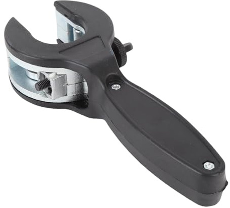 ViaGasaFamido Tagliatubi a Cricchetto, Lega di Alluminio Ergonomica con Manopola Regolabile per Tubi in Rame e PVC in Spazi Ristretti, Campo di Taglio 8-29 Mm
