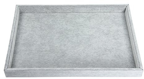 Evilandat Samt Schmucktablett Schmuckkästchen Schmuckkasten für Anhänger, Armband Kette, Uhr, Ohrring, Ring