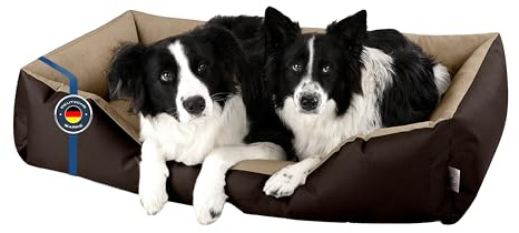 BedDog Hundebett LUPI Hundekissen Hundekorb mit Waschbarem Bezug | Hundesofa Schlafplatz und Liegeplatz für Alle Hunderassen, Formstabil Gepolstert, Sechs Größen von S bis XXXL