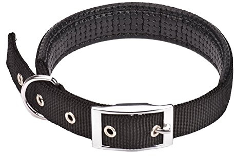 Collare Cane Regolabile, Nero, Collo 50-60cm
