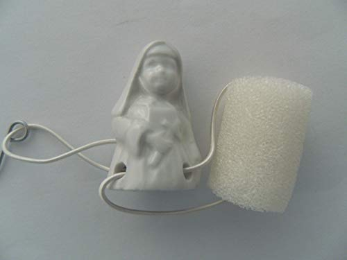 Lindner Porzellan Tropfenfänger Nonne, weiß, für Kaffee- oder Teekannen