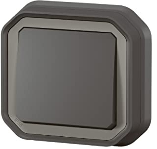 va et vient - 10a - anthracite - encastré - legrand plexo 069881l