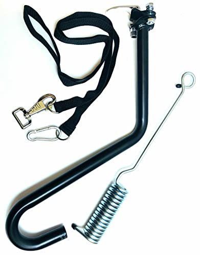MAXXONI Hundeleine für Fahrrad Fahrradleine Hund Führhalter Abstandhalter Expander Fahrradhalter Biker Set