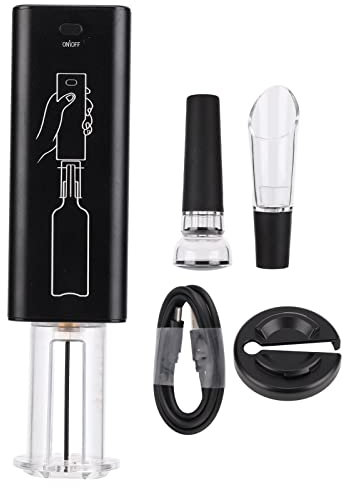 Apribottiglie Elettrico, Cavatappi Per Vino Automatico Senza Fili Ad Apertura Rapida Apribottiglie Per Vino a Batteria Cavatappi Elettrico Per Anniversario