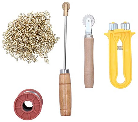 Bienenzuchtzubehör-Werkzeugset, Bienenzucht-Werkzeugsatz, Bienenzucht-Starter-Werkzeugsatz, Drahteinbetter, Bienenstock-Drahtspanner Mit Kupferösen, Eisendrähte