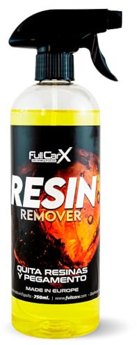 FULLCARX Resin Remover 750ml Pulitore Resine Auto, Detergente Smacchiatore Catrame Asfalto Colle, Molto Efficace, Facile da Usare e Sicuro, Pulizia Prodotto Professionale Detailing
