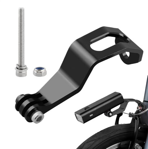 Fahrradgabel-Scheinwerferhalterung, Aluminiumlegierung, Fahrradgabel-Lichtsockel | Reitzubehör, hohe Festigkeit, gute Zähigkeit für Outdoor, Reisen, Schule