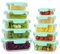 10-Pack Glass Meal Prep Containers with Lids – Airtight Leak-Proof Food Storage Containers – BPA-Free Portion Control Lunch Containers – Microwave, Oven, Freezer & Dishwasher Safe