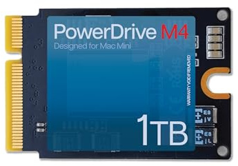 Générique SSDMac Kit SSD Interne 1 to pour Mac Mini M4 (2024) – Mise à Niveau Stockage Interne – Lecture 2 950 MB/s – Écriture 4 200 MB/s – Expédié Depuis France 48h – Outils Inclus