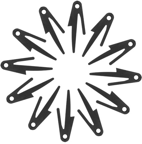 SHINEOFI 20 Pezzi Accessori per Guide Scorrevoli per Mobili, Fermo Cassetto in Plastica Nero Installazione Facile e Funzionamento Silenzioso, per Camera da Letto e Ufficio