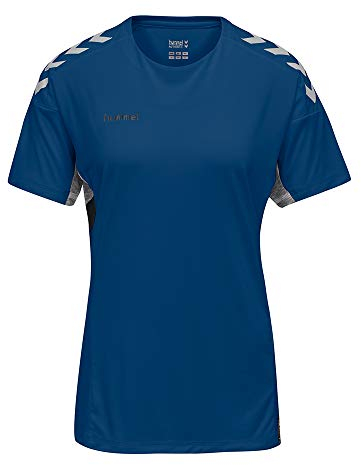 hummel Tech Move Trikot Kurzarm Damen F9001 blauweissgrau, XL Damen