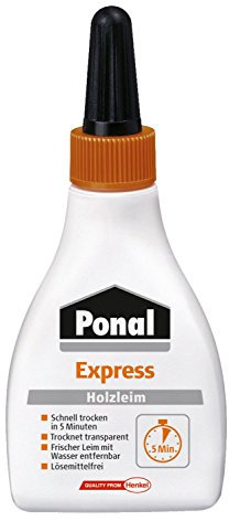 Ponal PN12X Holzleim Express, 60 g (5er Pack)
