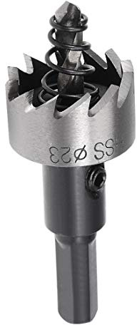 Sourcingmap 23mm HSS Drill Bit Hole Saw Cutter for Metal Alloy Wood