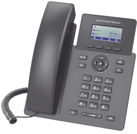 GRANDSTREAM Networks GRP2601P Telefono IP Nero 2 Linee LCD