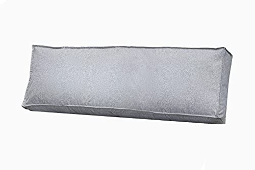 Bielik Palettenkissen 120 x 40 für Palettenmöbel | Wasserdicht Europaletten Sitzkissen Made in EU | Palettensofa kisse in Farbe: Grau