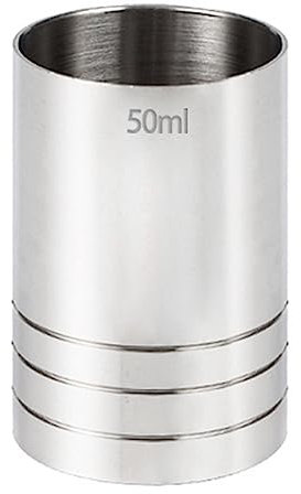 Dickly Cocktail Jigger Misurino in Acciaio Inossidabile Bar Jigger Pratico Bicchiere da Vino per Barista Domestico Accessori da Cucina, 50ML