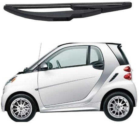 ALOEU Auto Rear Scheibenwischer für Smart Fortwo Coupé 451 2007-2014, Länge: 10 inch Heckscheibe Wischerblattsatz Guinchi