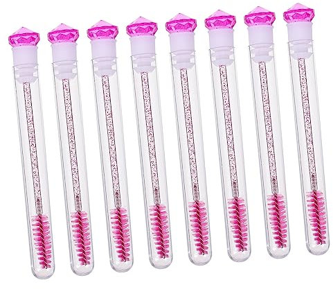 DOITOOL 8stücke Wimpernbürste Mit Ergonomischem Griff Für Optimalen Halt Aus Hochwertigem Material Für Sanfte Anwendung Und Perfektes Finish Mascara-nutzung Für Unterwegs Professionellen f