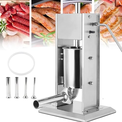 URJWAN Manueller WurstfüLler, WurstfüLler, 2 L, 3 L, 5 L, 7 L, 10 L, 15 L, Vertikaler WurstfüLler, KüChenmaschinen, KüChenzubehöR, HaushaltsgeräTe,5L