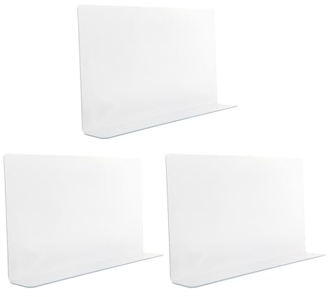 Alipis 3 Stück Acryl-Spülbecken-Spritzschutz Transparenter Spritzschutz Für Badezimmer Küche Restaurant Handwaschbecken Fach Spüle Spritzschutz 40 6 X 12 7 cm