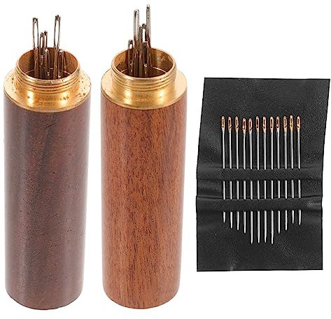 SEWOART 1satz Haushalts-nähnadeln Mit Aufbewahrungsbox Praktische Sticknadeln Für Einfache Handhabung Geeignet Für Strickprojekte Wie Pullover Und Schals Mit Großem Öhr Für Leichtes