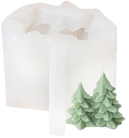 Weihnachtskerzen Formen, Weihnachten Kerzenformen für die Kerzenherstellung, DIY Kerzenform Silikon Kerzenform, DIY Weihnachtsthema DIY Kerzenform, Seifen Ton Form für Fabric