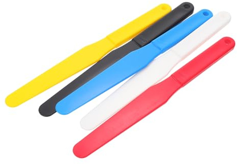 ARTIBETTER 5pcs Color Mixing Spatulas for Oil Painting Ergonomic Paint Tools for Smoothing Mixing and Spreading Durable and Flexible Design Random Color Selection