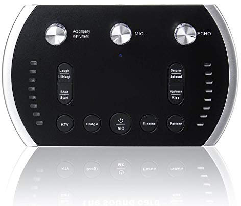 ABBNIA Carte Son Interface Audio USB Externe Internet Streaming en Direct Musique en Direct Applicable ou Enregistrement Microphone Guitare Rnchor