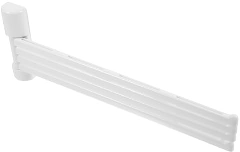 Yardenfun 180grado Portasciugamani Girevole in Abs e Pvc Barre Robuste e Rotazione Gradi Per Asciugatura Rapida Per Appendere Asciugamani e Indumenti Casa o Altre Aree