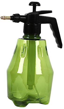 iplusmile Regadera Pulverizadora de Agua Verde de 1,5l para Plantas Diseño de Puerto de Escape Independiente y Material Plástico para Riego en Vacaciones