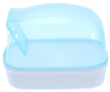 CVUTOVO Bañera para Pequeños Roedores Bañera De Plástico Duradera Baño para Hámster y Ratones Color Aleatorio Diseño Simple Fácil Uso