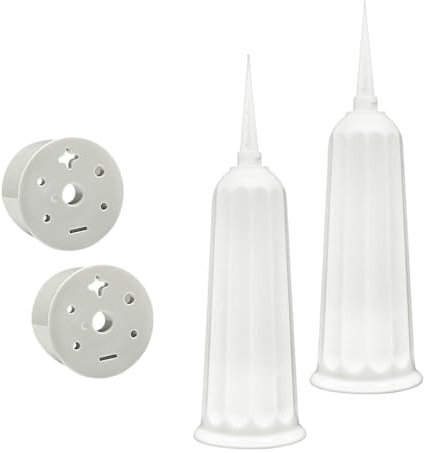 Vasi commemorativi rinforzati, supporto per fiori, design anti punta, facile montaggio a terra per composizioni floreali in cimiteri, giardini, vasi decorativi per tombe