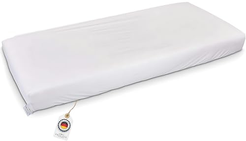 PROCAVE wasserdichtes Spannbettlaken in weiß, atmungsaktiv und abwischbar, pflegeleichter Matratzenschoner, Made in Germany, in 140x200 cm
