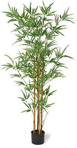 IDMarket - Bambú artificial (altura 150 cm)