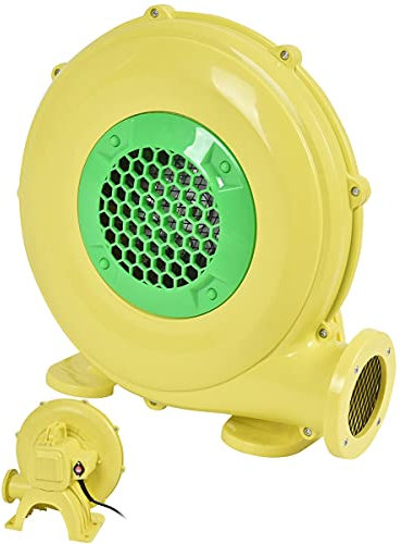 RELAX4LIFE Ventilatore Gonfiabile per Castello Divertimenti, Soffiatore Gonfiabile con Pompa ad Aria Elettrica, Pompa Elettrica per Gonfiaggio per Uso Commerciale e Domestico (380W)