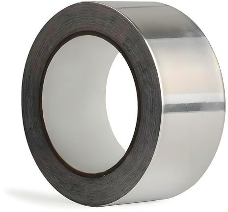 Angkeel Aluminum Foil Tape 2 x 100' Silver, 4mil Thick, Heavy Duty, High Temp, HVAC Tape