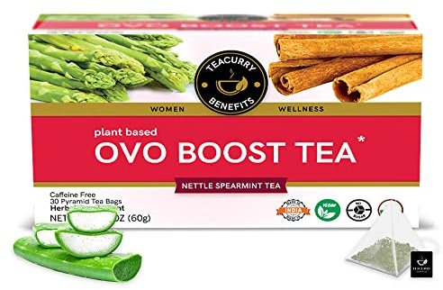 TEACURRY Ovo Boost Tea (1 Month Pack | 30 Tea Bags)- For Ovulation and Better Egg Days(Made In India)